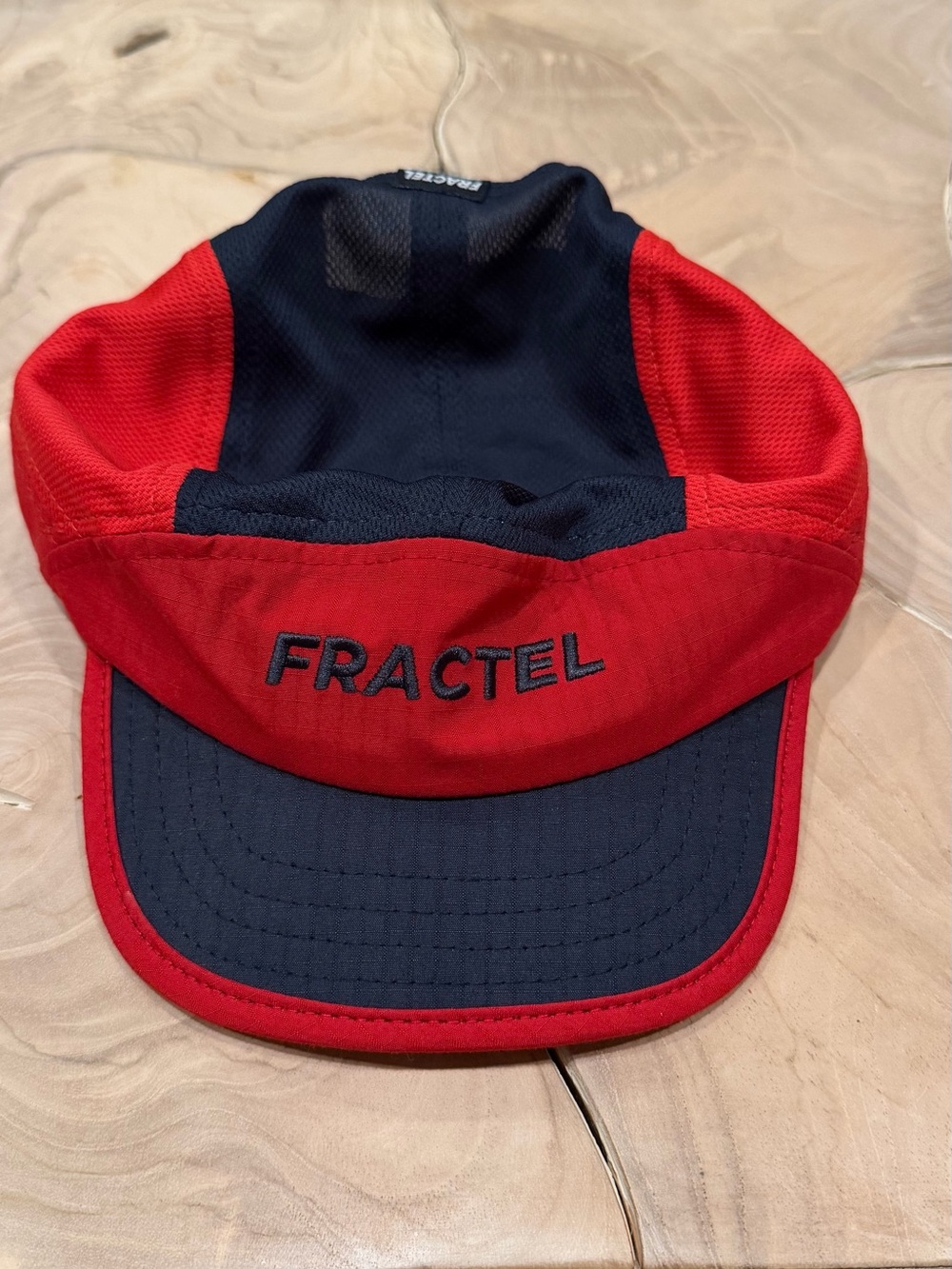 Womens Red and Navy Performance Cap